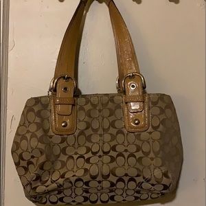 Coach signature purse